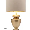 Hot Tischleuchte Barock Gold Beige 49Cm Tischleuchten