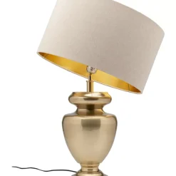 Hot Tischleuchte Barock Gold Beige 49Cm Tischleuchten