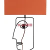 Discount Tischleuchte Face Wire Orange Tischleuchten
