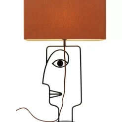 Discount Tischleuchte Face Wire Orange Tischleuchten