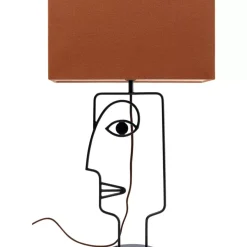 Discount Tischleuchte Face Wire Orange Tischleuchten