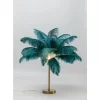 Sale Tischleuchte Feather Palm Grun 60Cm Tischleuchten