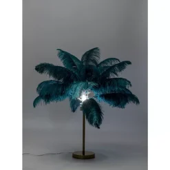 Sale Tischleuchte Feather Palm Grun 60Cm Tischleuchten
