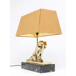 Tischleuchte Geometric Leopard Braun 36Cm Tischleuchten