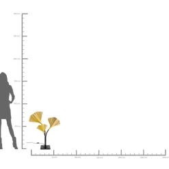 Outlet Tischleuchte Ginkgo Tre 83 Tischleuchten