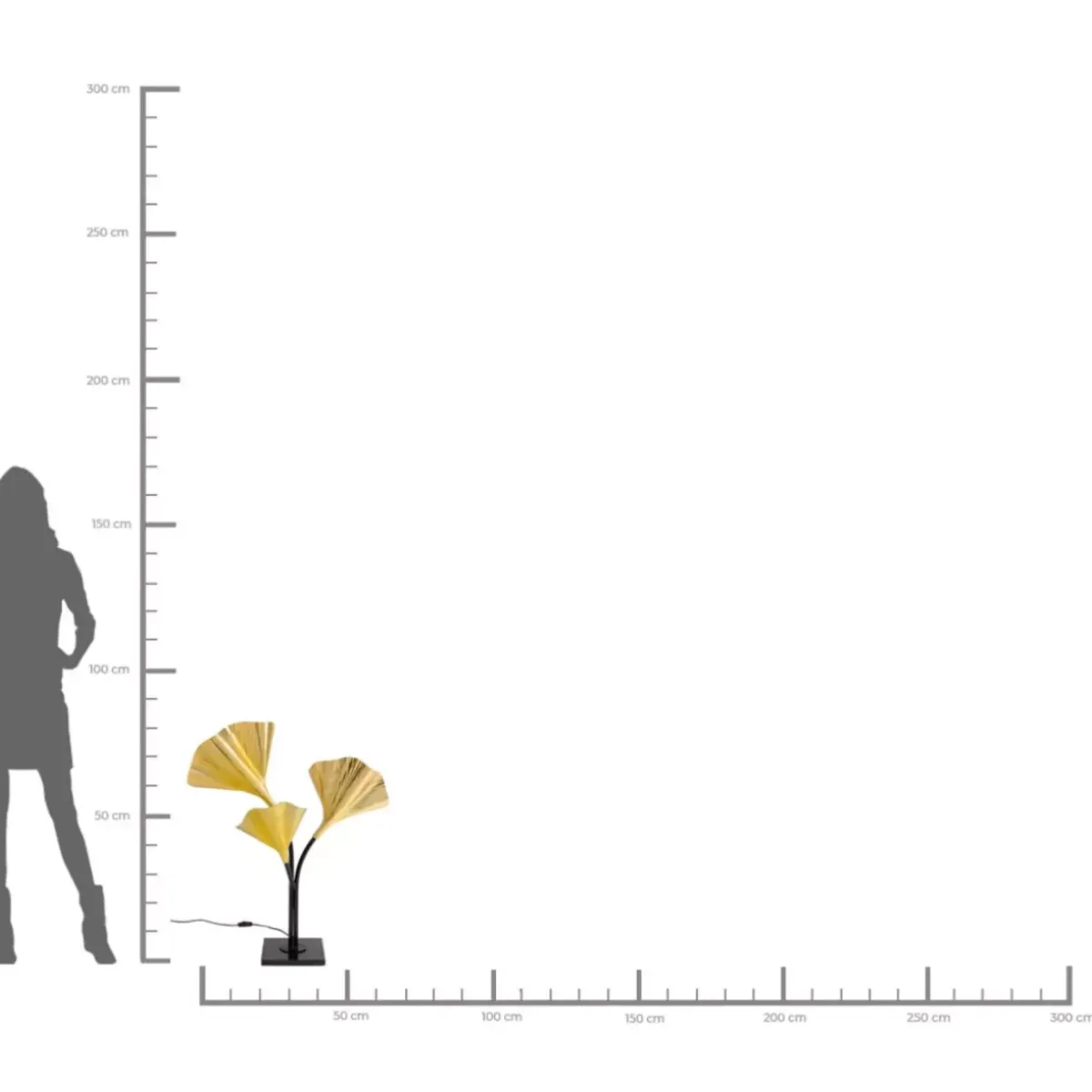 Outlet Tischleuchte Ginkgo Tre 83 Tischleuchten