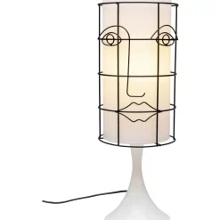 New Tischleuchte Grid Face Weis 60Cm Tischleuchten