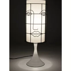 New Tischleuchte Grid Face Weis 60Cm Tischleuchten