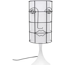 New Tischleuchte Grid Face Weis 60Cm Tischleuchten