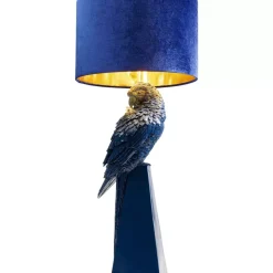 Outlet Tischleuchte Parrot Blau 84Cm Tischleuchten