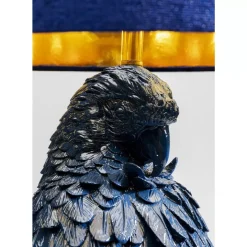 Outlet Tischleuchte Parrot Blau 84Cm Tischleuchten