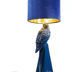 Outlet Tischleuchte Parrot Blau 84Cm Tischleuchten