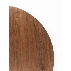 Tischplatte Invitation Round Walnut O90Cm Tische