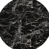 Outlet Tischplatte Schickeria Marmoroptik Schwarz O110Cm Tische