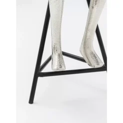 Online Tischuhr Sitting Man Silber 12X31Cm Uhren