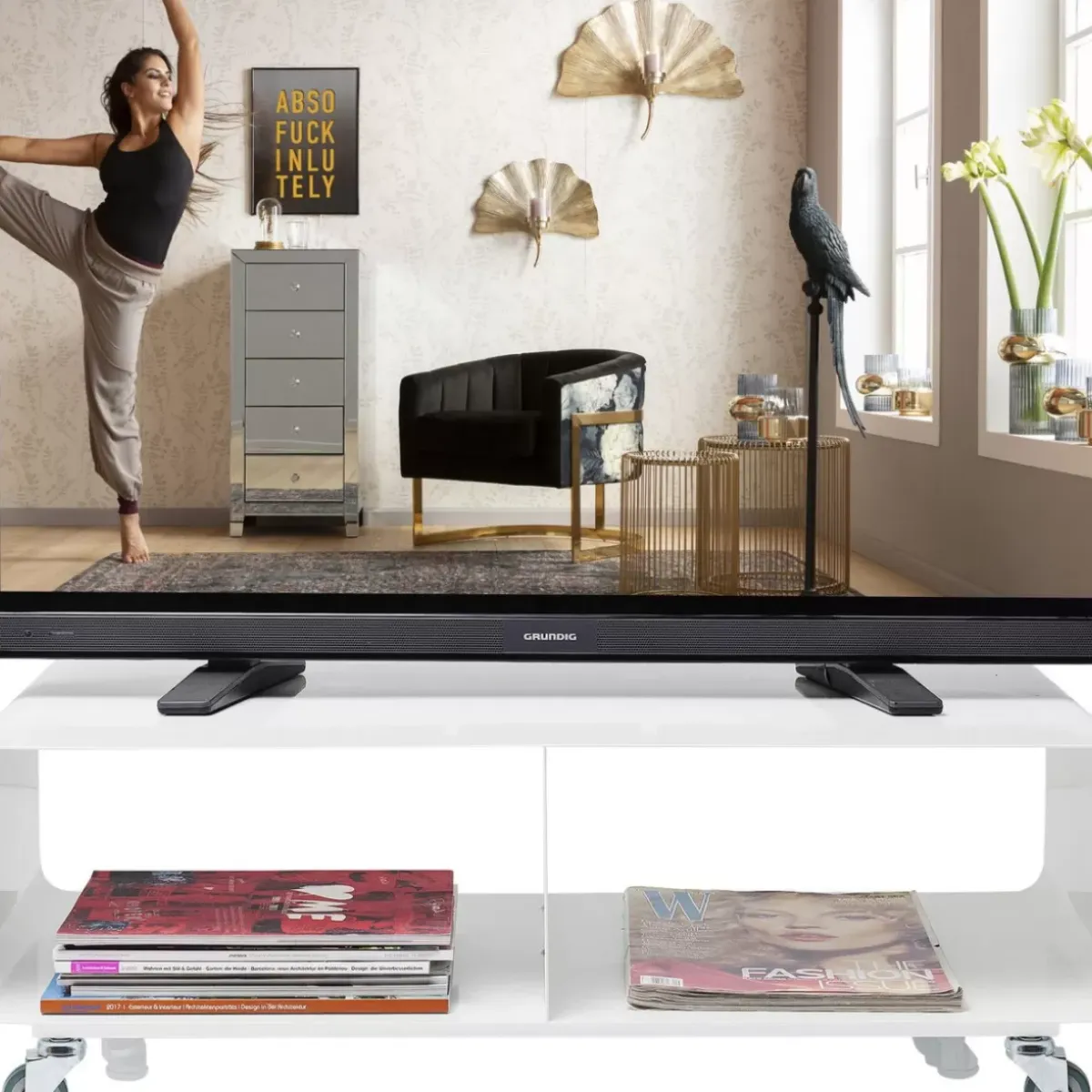 Online Tv Board Lounge M Mobil Weiss Kommoden & Sideboards
