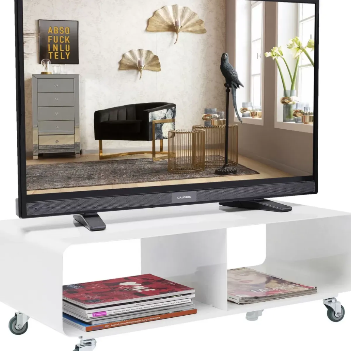 Online Tv Board Lounge M Mobil Weiss Kommoden & Sideboards
