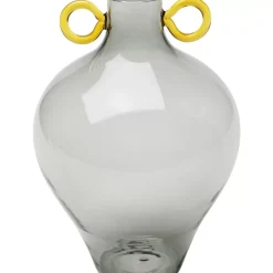 Outlet Vase Amore Handle Grau 23Cm Vasen