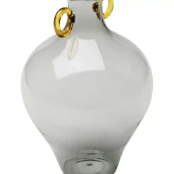 Outlet Vase Amore Handle Grau 23Cm Vasen