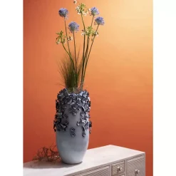 Discount Vase Butterflies Lightblue 50Cm Vasen