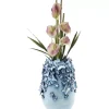Sale Vase Butterflies Lightblue 35Cm Vasen