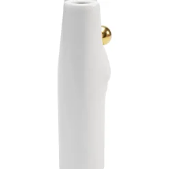 Vase Funny Teeth Weis 16Cm Vasen