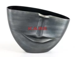 Hot Vase Half Face Anthrazit 31Cm Vasen