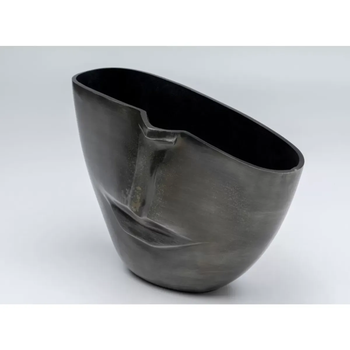 Hot Vase Half Face Anthrazit 31Cm Vasen