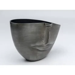 Hot Vase Half Face Anthrazit 31Cm Vasen