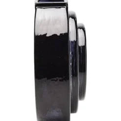 Vase Las Vegas Disc Schwarz Vasen