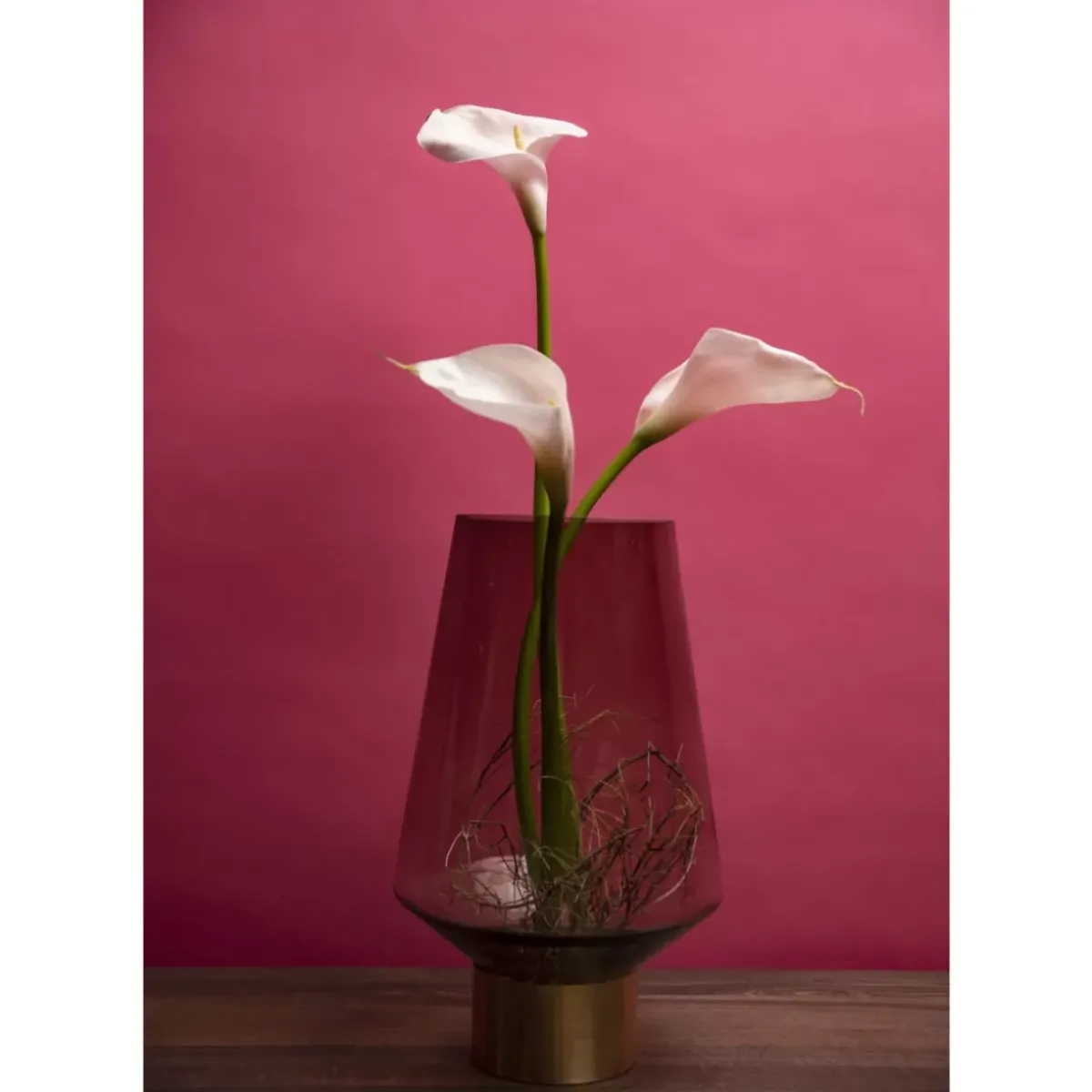 Discount Vase Noble Braun 40Cm Vasen