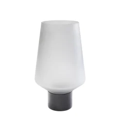 New Vase Noble Ring Grau Matt 26Cm Vasen