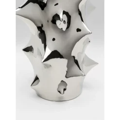 Online Vase Pointy Silber 30Cm Vasen