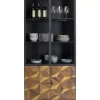 Clearance Vitrine Illusion Gold 90X180Cm Regale