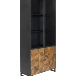 Clearance Vitrine Illusion Gold 90X180Cm Regale