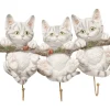 New Wandhaken Three Mini Cats Kleinmöbel & Sonstiges