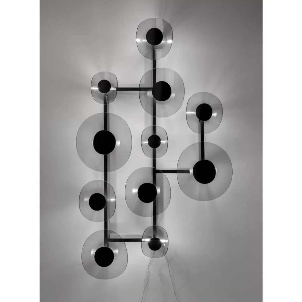 New Wandleuchte Mariposa Schwarz Smoke 116X198Cm Wandleuchten