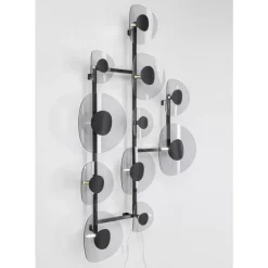 New Wandleuchte Mariposa Schwarz Smoke 116X198Cm Wandleuchten