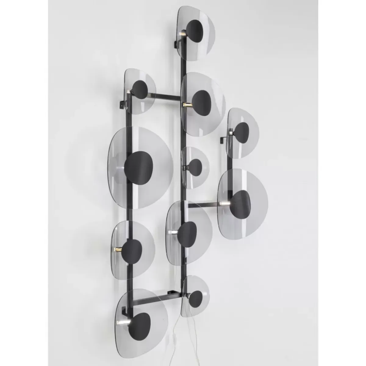 New Wandleuchte Mariposa Schwarz Smoke 116X198Cm Wandleuchten