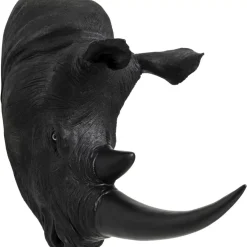 Online Wandobjekt Rhino Head Antique Schwarz Bilder