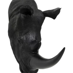 Online Wandobjekt Rhino Head Antique Schwarz Bilder