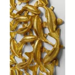 New Wandobjekt School Of Koi Gold O160Cm Bilder