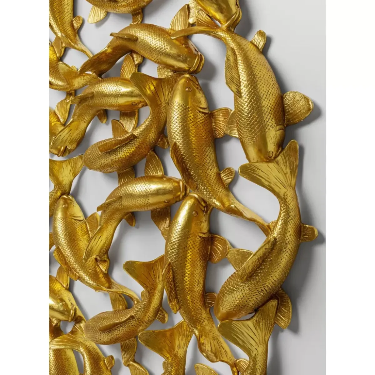 New Wandobjekt School Of Koi Gold O160Cm Bilder