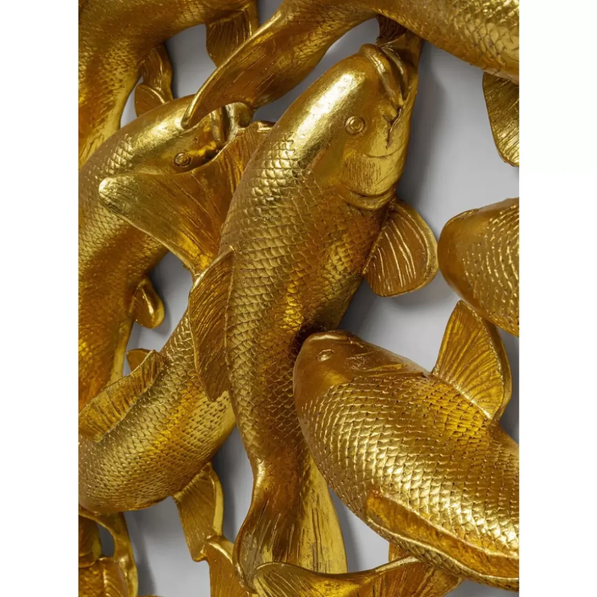 New Wandobjekt School Of Koi Gold O160Cm Bilder