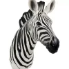 Clearance Wandobjekt Zebra 33X78Cm Bilder