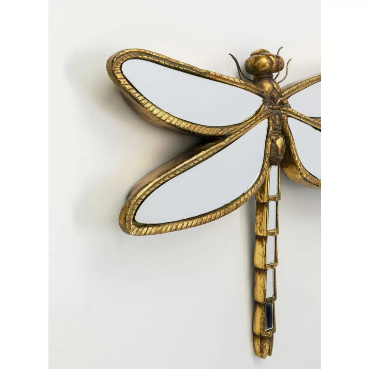 New Wandschmuck Dragonfly Mirror 45Cm Bilder