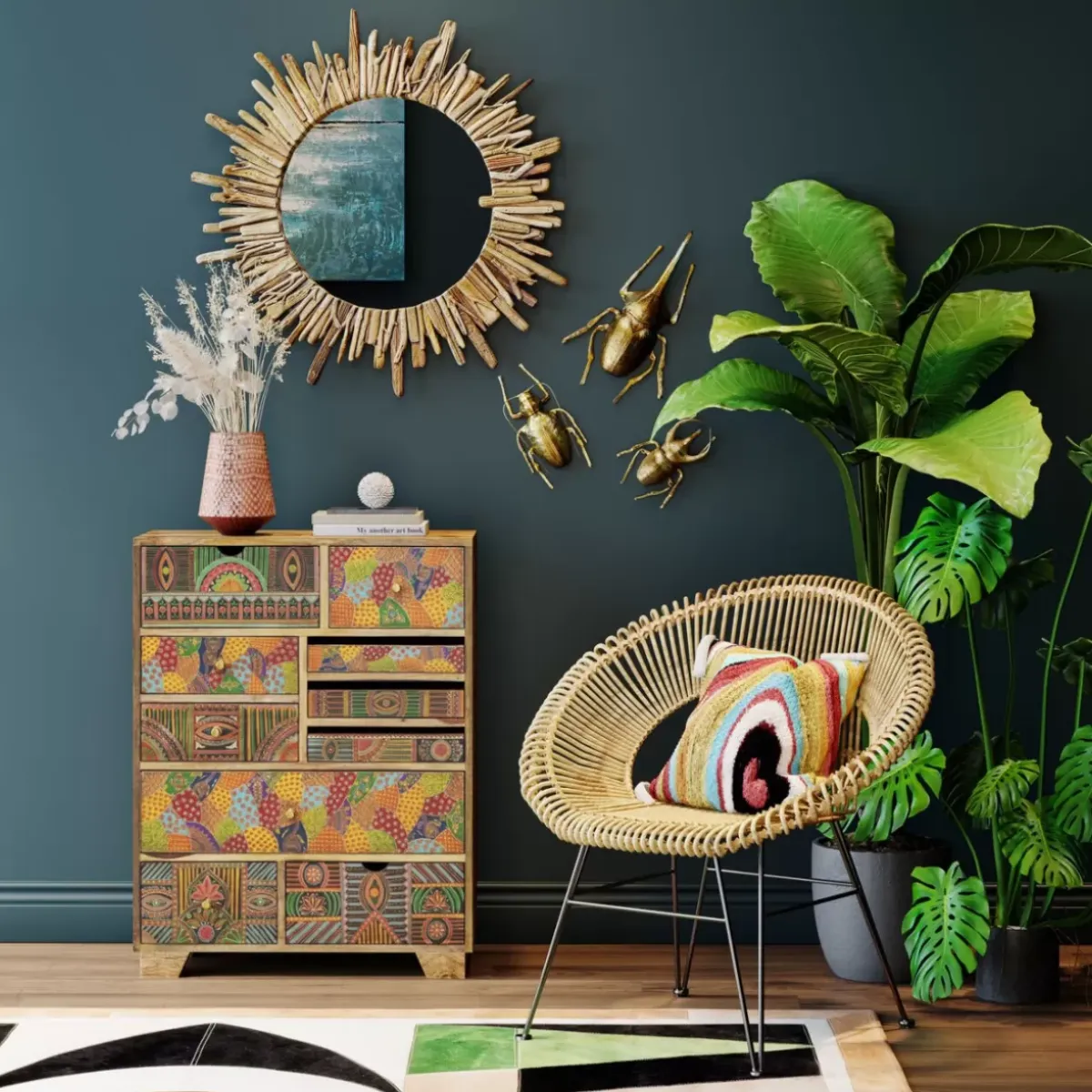 Discount Wandschmuck Herkules Beetle Gold Bilder