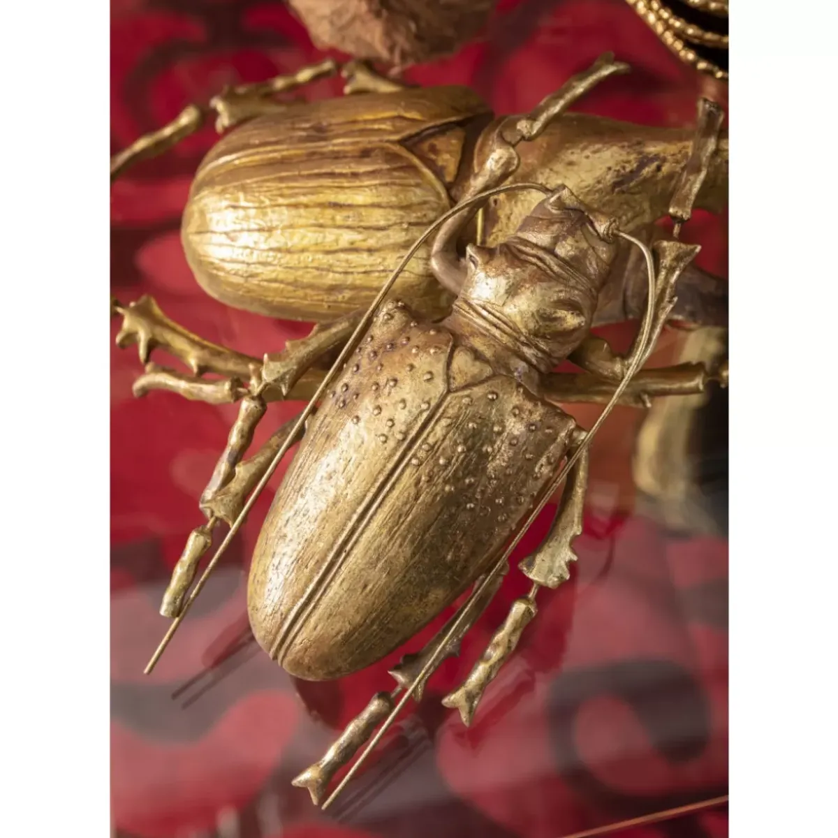 Wandschmuck Longicorn Beetle Gold Bilder
