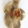 New Wandschmuck Orchid Gold 44Cm Bilder