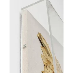 Outlet Wandschmuck Wings Gold-Weis 120X120Cm Bilder